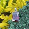 This is Fiery Garnet Silver Pendant of Love