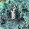 This is Fiery Garnet Silver Pendant of Love