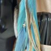 These are Turquoise Fan Natural and Turquoise Feather Earrings – Vibrant Elegance with a Natural Touch