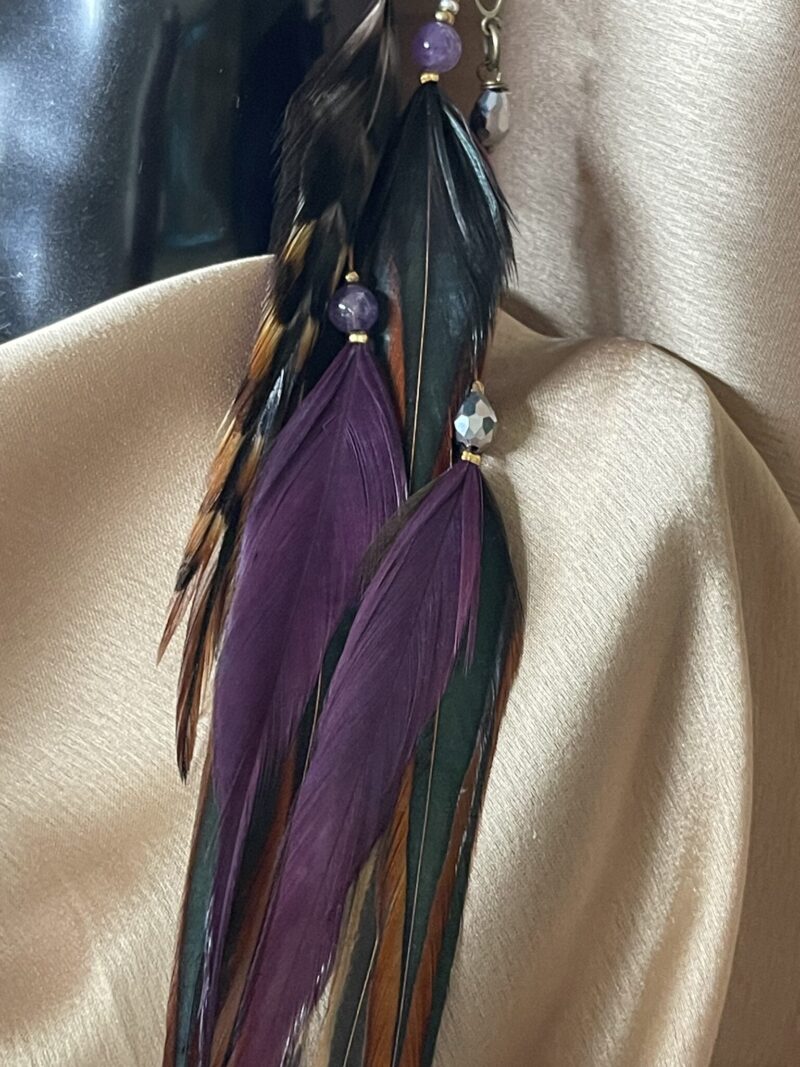 these are Butterfly Wing Feather Earrings – Graceful Elegance Inspired by Nature