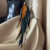 These are Feather Earrings – Radiant Beauty with Earthy Elegance