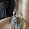 These are Magical Pastel Feather Earrings – A Dreamy Blend of Soft Elegance