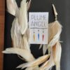 This is Long Magical Cream Feather Hair Clip – Enchanting Elegance for Your Hair