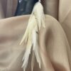 Bridal Clear Quartz These are Feather Earrings – Timeless Elegance for Your Special Day