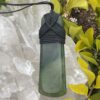 This is Elegant New Zealand Greenstone Pounamu Necklace with Black Cord – 7 x 2.5 cm