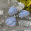 this is Heart of Tranquility: Blue Lace Agate Heart Pendant