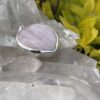 This is A Loving Embrace: Heart-Shaped Pink Rose Quartz Pendant in Silver