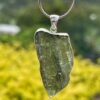 This is Magnificent Ethereal Moldavite Pendant in Silver M512