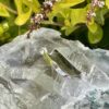 This is Celestial Moldavite Pendant in Silver M513 Celestial Green: Moldavite Pendant in Silver