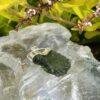 This is Radiant Moldavite Pendant in Silver M515 Radiant Transformation: Moldavite Pendant in Silver