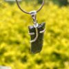 this is Cosmic Grace Moldavite Pendant in Silver M516