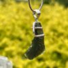 This is Stellar Essence Moldavite Pendant in Silver M522