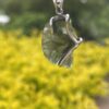 Cosmic Radiance Moldavite Pendant in Silver M521