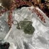 This is Verdant Whisper Moldavite Pendant in Silver M544