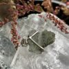 This is Verdant Whisper Moldavite Pendant in Silver M544