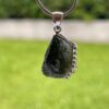 this is Cosmic Essence: Moldavite Pendant in Silver M551