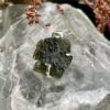 This is Cosmic Harmony: Moldavite Pendant in Silver M554