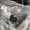 This is Celestial Awakening: Moldavite Pendant in Silver M558