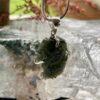 This is Cosmic Harmony: Moldavite Pendant in Silver M554