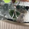 This is Infinite Spirit: Moldavite Pendant in Silver M556