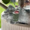 This is Soulful Transformation: Moldavite Pendant in Silver M559