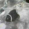 This is Universal Renewal: Moldavite Herkimer Diamond Pendant in Silver M525