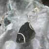 This is Universal Renewal: Moldavite Herkimer Diamond Pendant in Silver M525