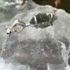 This is Awakened Light: Moldavite Herkimer Diamond Pendant in Silver M526