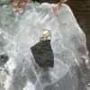 This is Eternal Horizon: Moldavite Pendant in Silver M529