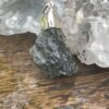 This is Eternal Horizon: Moldavite Pendant in Silver M529