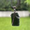 This is Ascendant Spirit: Moldavite Pendant in Silver M530