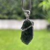 This is Ascendant Spirit: Moldavite Pendant in Silver M530