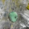 This is beautiufl chrysoprase round pendant