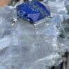 This is Lapis Lazuli Merkabah Star of David Silver Pendant