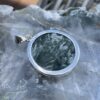 This is Round Seraphinite Pendant in Silver