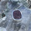 This is Round Lepidolite Pendant in Silver