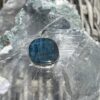 This is Round Blue Kyanite Pendant in Silver