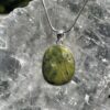 Round Atlantisite Pendant in Silver