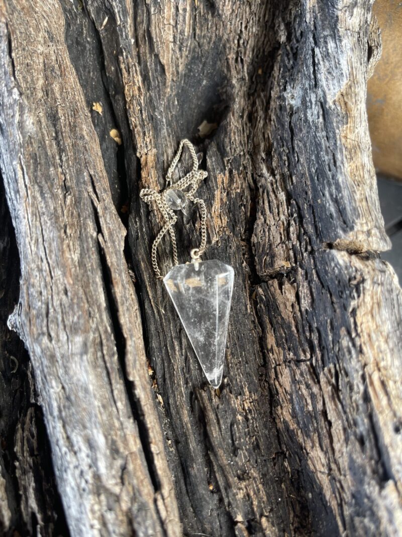 Discover the Power of Clarity: Clear Quartz Pendulum