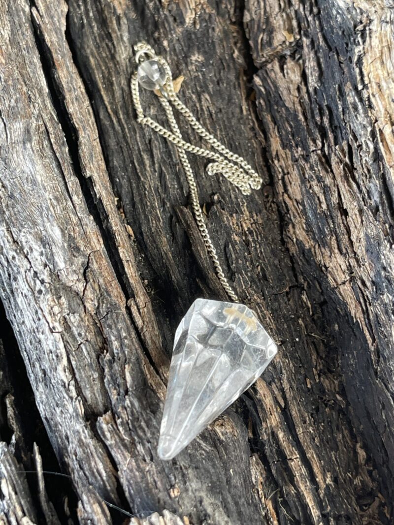 Discover the Power of Clarity: Clear Quartz Pendulum