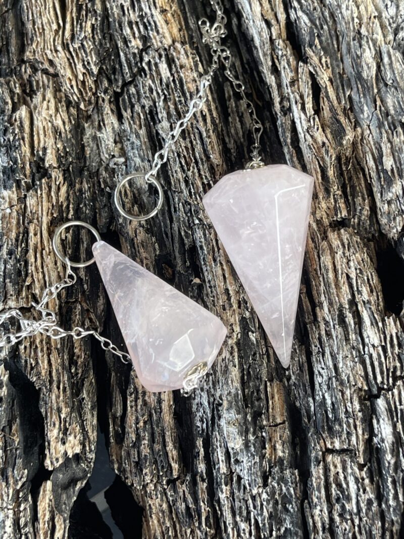 Discover Inner Clarity: Rose Quartz Pendulum