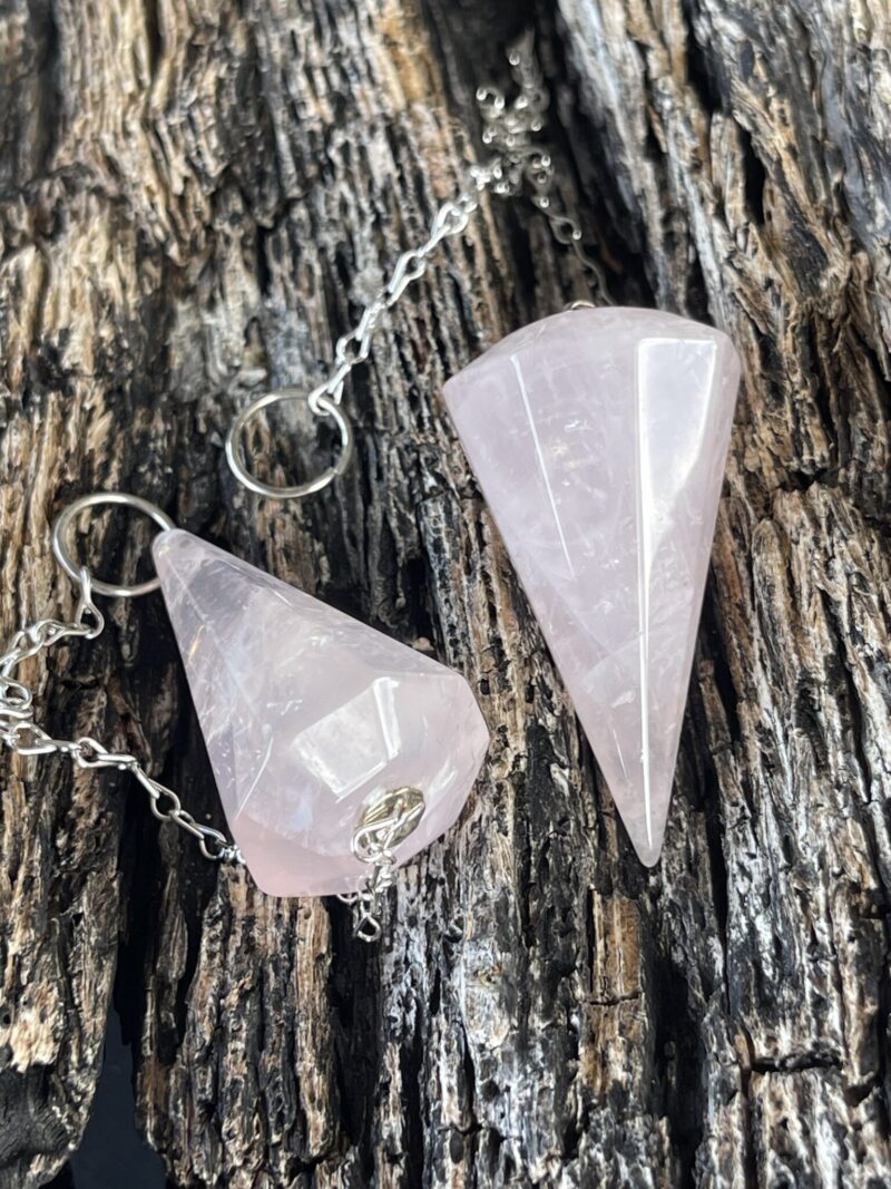 Discover Inner Clarity: Rose Quartz Pendulum