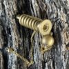 Egyptian Isis 6-Spirals Brass Dowsing Pendulum