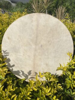 Sacred Resonance Shamanic Drum with Wolf Handle