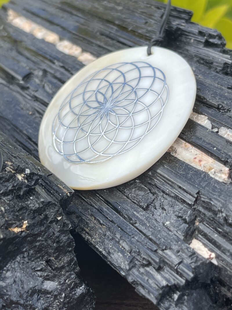 Seed of Life Mother of Pearl Necklace