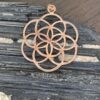 Seed of Life Brass gold plated Pendant – A Symbol of Sacred Creation