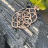 Seed of Life Brass gold plated Pendant – A Symbol of Sacred Creation