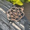 Seed of Life Brass gold plated Pendant – A Symbol of Sacred Creation