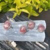 Rhodochrosite Cabochon Adjustable Ring – A Heartfelt Connection