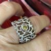 Citrine Magical Manifestation Silver Ring – A Radiant Talisman for Abundance